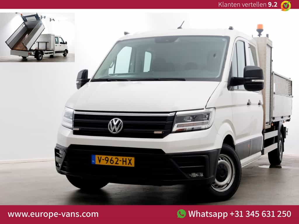 Volkswagen Crafter 35 2.0 TDI 140pk E6 D.C. Highline Kipper met hoge boorden 09-2017