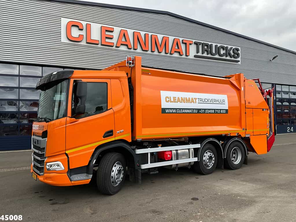 DAF FAG XD 340 Euro 6 VDL VORAX 20m³ Welvaarts weegsysteem