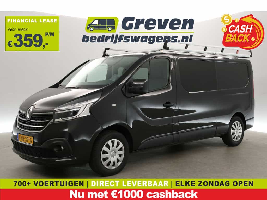 Renault Trafic 2.0 dCi T29 L2H1 | Euro6 | Dubbele Cabine | Airco | Cruise | Trekh. | Navi | Parkeersens. | Imperiaal