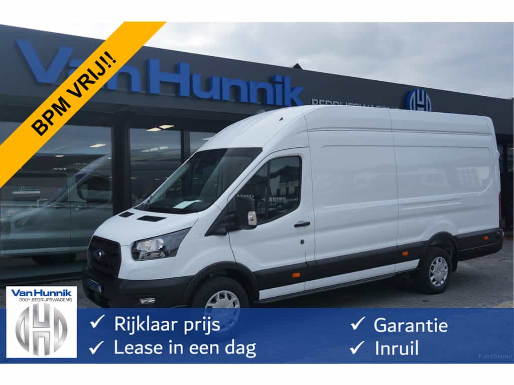 Ford Transit 350L 105PK L4H3 BPM VRIJ!! Navi, 360° Camera, Adap. Cruise, Stoel-Stoel!! NR.  A31