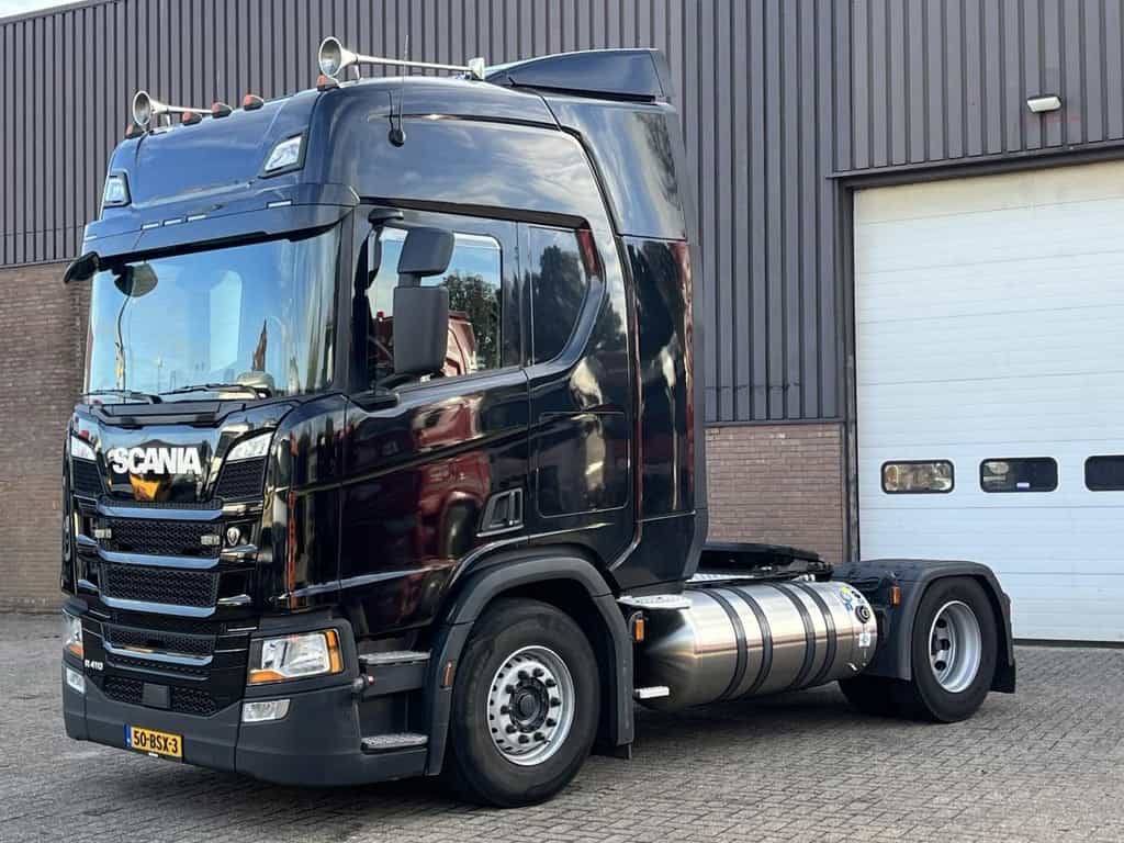 Scania R410 / Retarder / Full air / 2022 / LNG / Parking airco / New Smarttacho Gen2V2 / NL truck HT1172