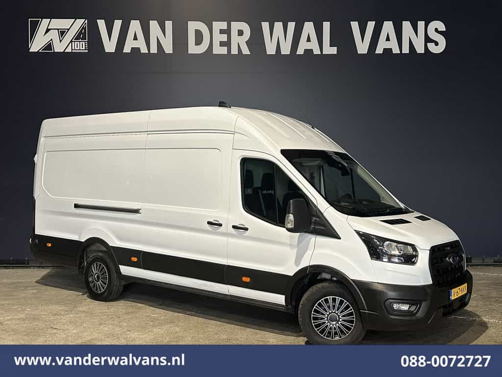 Ford Transit 2.0 TDCI 130pk L4H3 Jumbo Euro6 Airco | Camera | Cruisecontrol | Stoelverwarming | Verwarmde voorruit Parkeersensoren, Bijrijdersbank