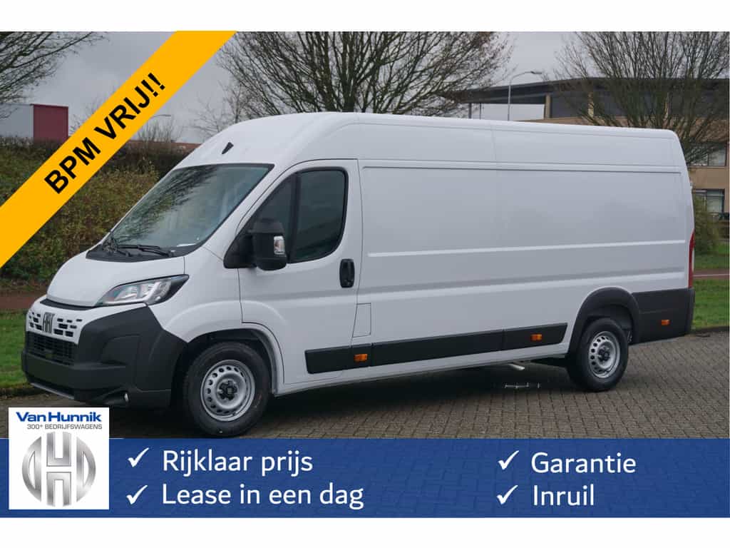 Fiat Ducato Maxi 35 2.2 180PK L4H2 EAT8 AUT BPM VRIJ!! Airco, Camera, LED, Betimmering, 270° Deur!! NR. J02*