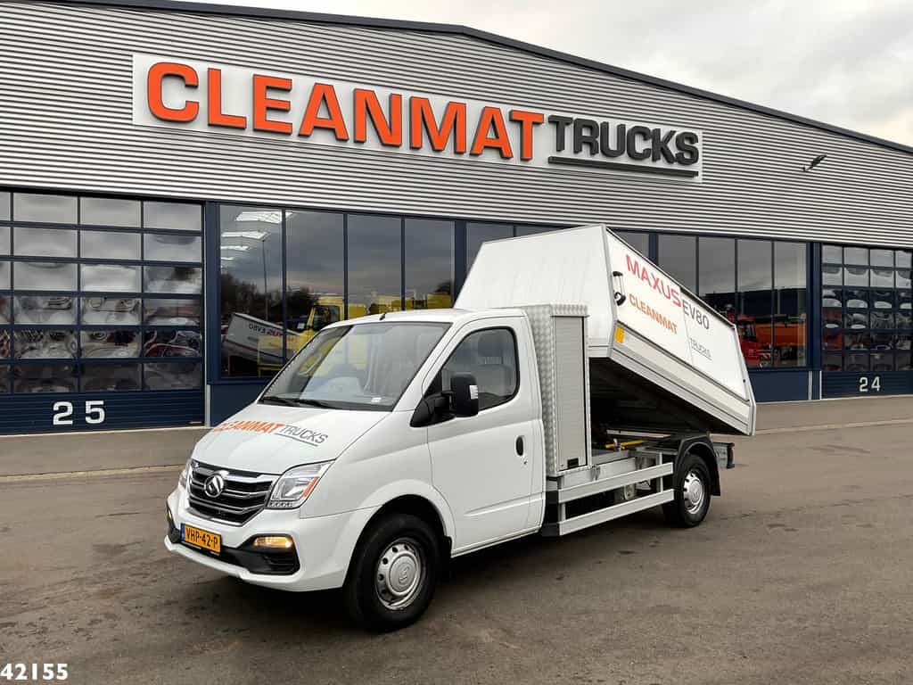 SAIC Maxus EV80 LWB Veegvuilkipper 100% elektrisch