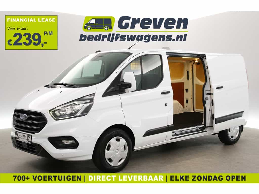 Ford Transit Custom 2.0 TDCI L2H1 | 2800KG Trekgew. | Euro6 | Airco | Cruise | Camera | Stoelverw. | 2xSchuifdeur | Carplay