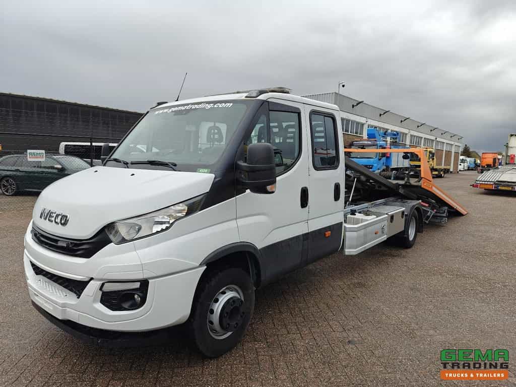 Iveco 70C18 4x2 DubbelCabine Euro6 - Jige Simplex 3T5 + Bril 1095KG - Lier 3.5T