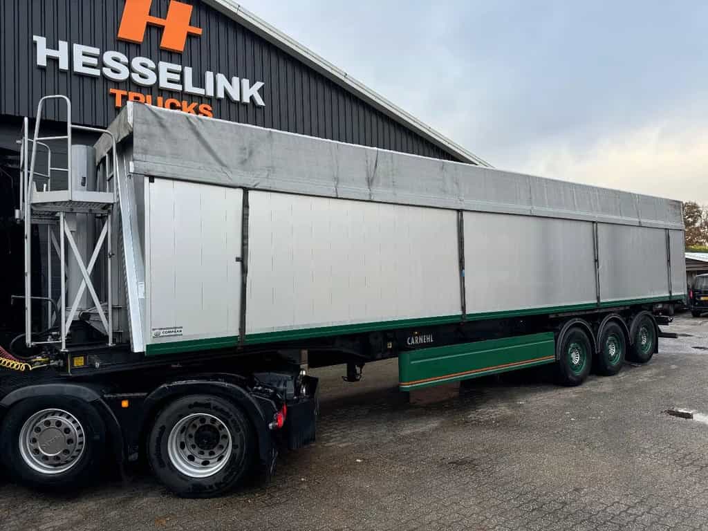 Carnehl 65m3 Vol alu kipper SAF Schijfremmen Liftas Top conditie tipper semi-trailer