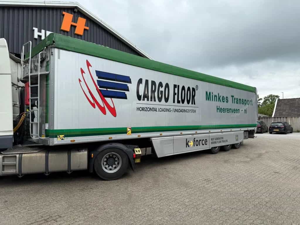 Kraker K-Force 92m3 Special! Side skirts, 8MM Cargo floor, Silver walking floor semi-trailer