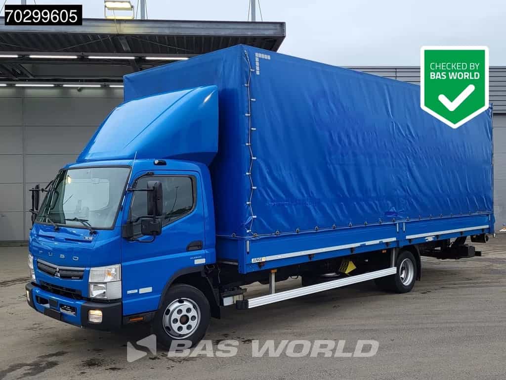 Mitsubishi Canter 7C18 4X2 Curtainsider Automatic 1000kg Ladebordwand Euro 6