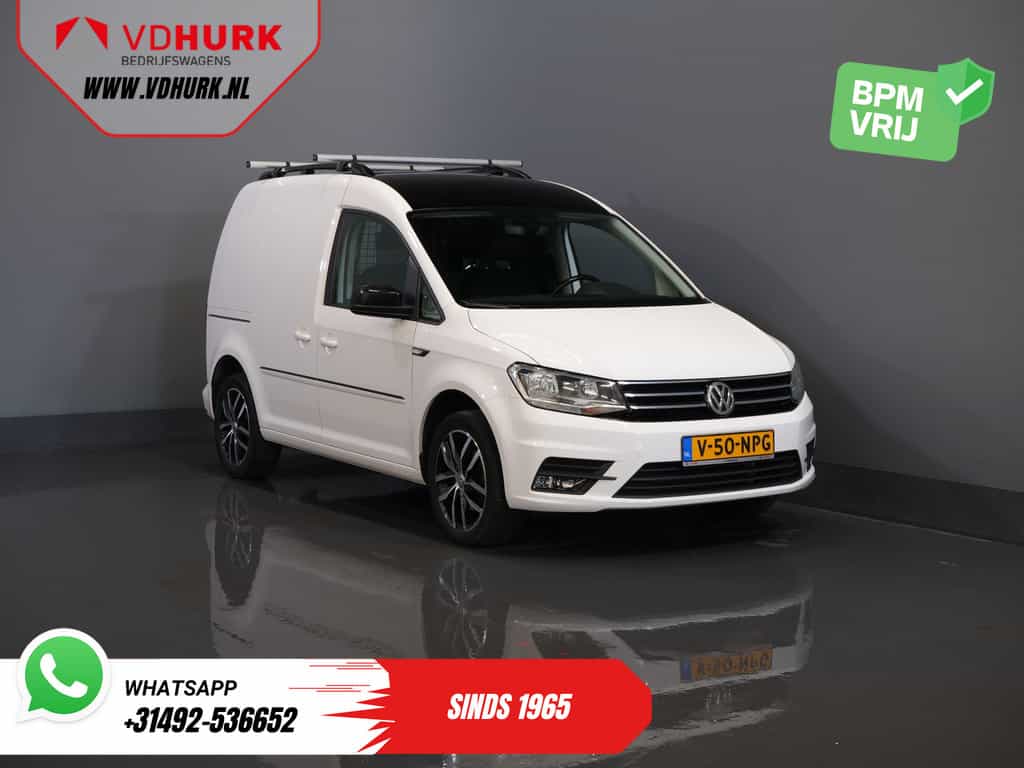 Volkswagen Caddy 2.0 TDI 100 pk DSG Aut. BPM VRIJ! Edition 35 Carplay/ Stoelverw./ Standkachel/ Cruise/ Airco/ PDC/ LMV/ Dakdragers/ Trekhaak/ Inrichting