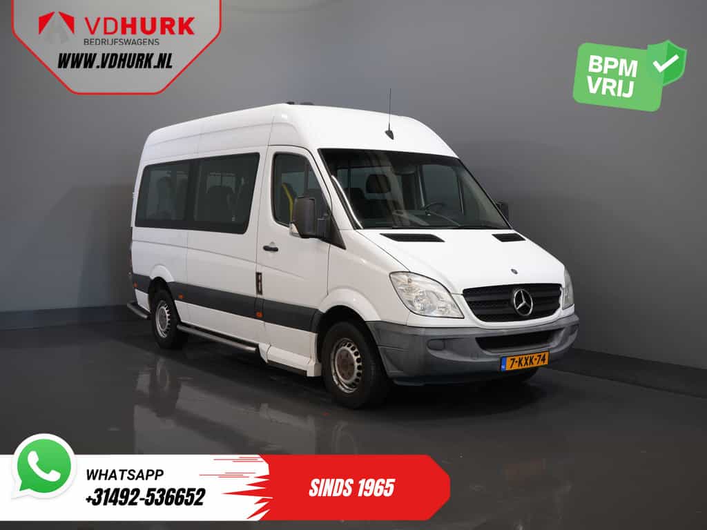 Mercedes-Benz Sprinter 313 2.2 CDI Aut. L2H2 € 9.680 Incl. BTW EXPORT Combi/ 9 Persoons/ Kombi/ 9P/ Airco/ Rolstoellift/ Electr. deur/ APK 9-2026