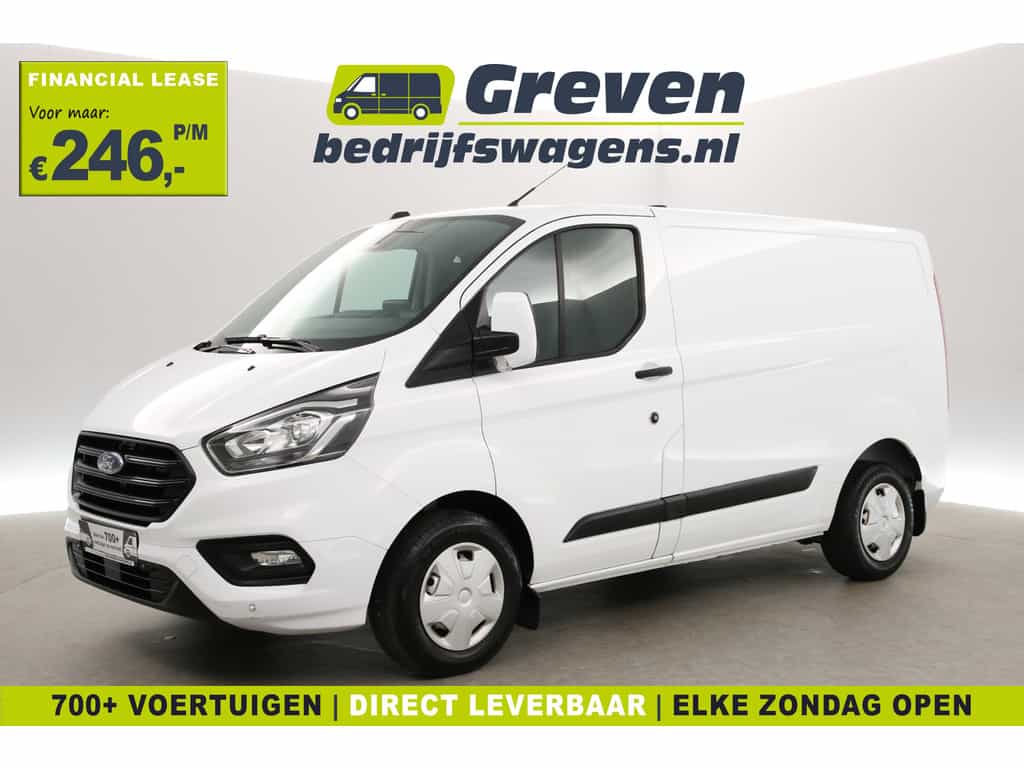 Ford Transit Custom 2.0 TDCI L1H1 Limited | Euro6 | Airco | Cruise | Camera | 3-Zits | Trekh. | Carplay | Parkeersens.