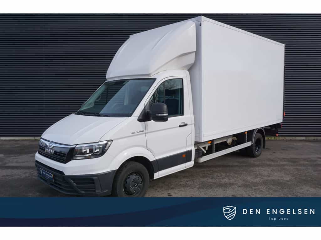 MAN TGE 5.160 Automaat Dubbellucht Bakwagen laadklep Zijdeur Apple Carplay Cruise control Camera