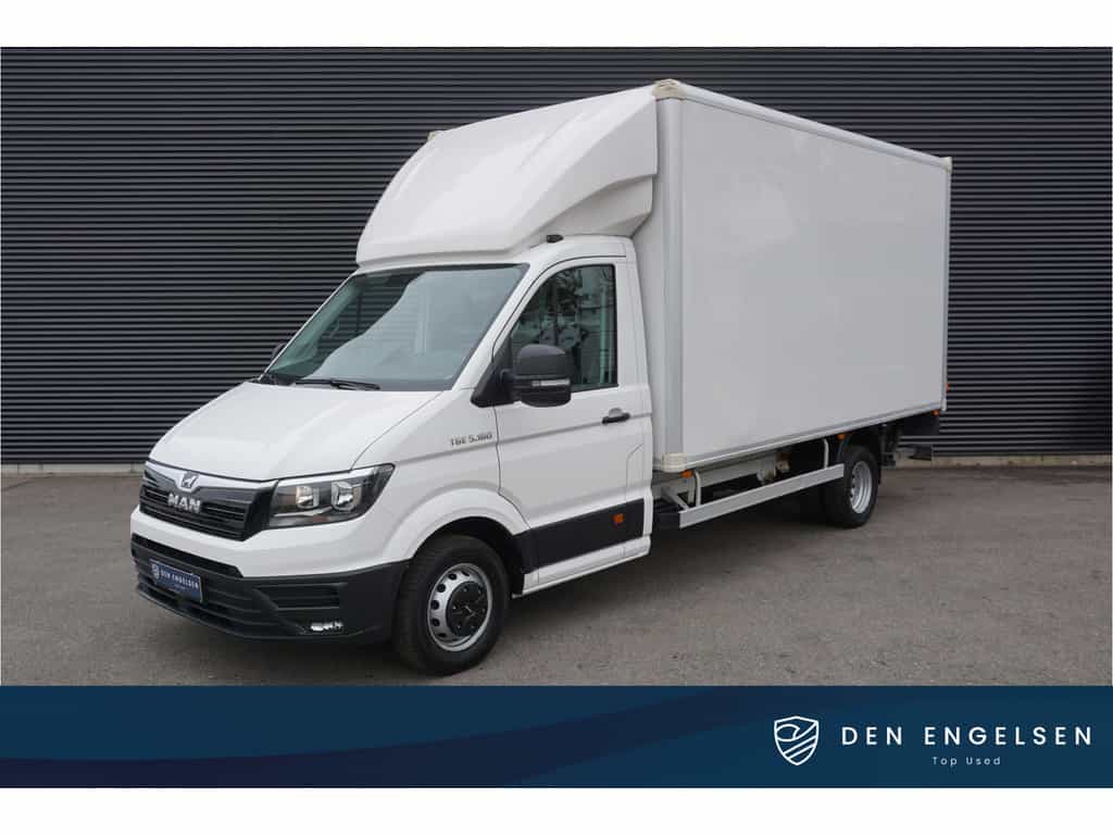 MAN TGE 5.160 160pk Dubbellucht Bakwagen Laadklep 1000kg Zijdeur Apple Carplay Camera Cruise Voorruitverwarming