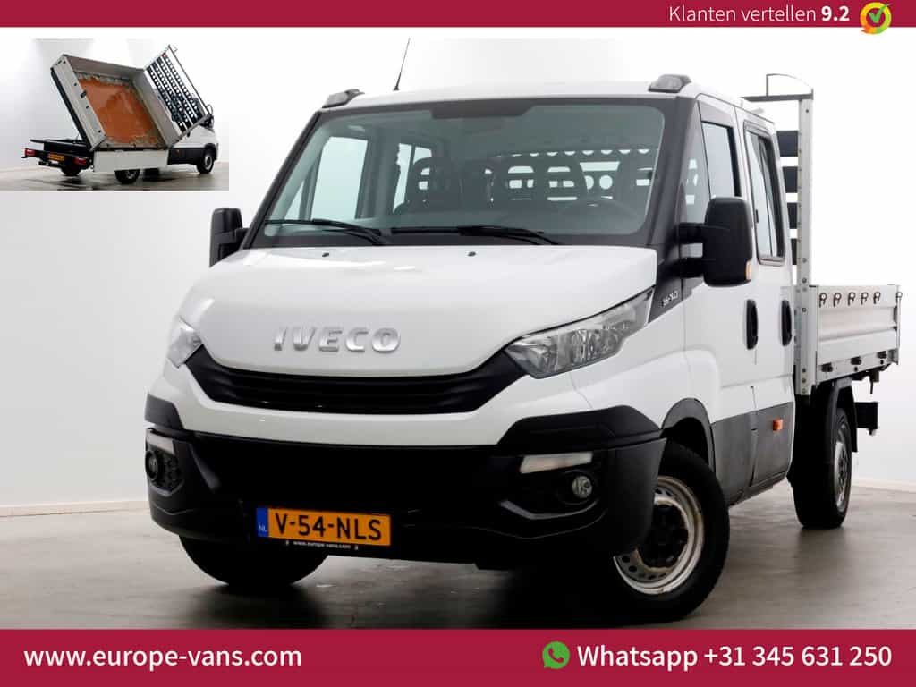Iveco Daily 35S14 316pk E6 L2H1 D.C. 3-Zijdige Kipper Airco/Trekhaak 3500kg 02-2018
