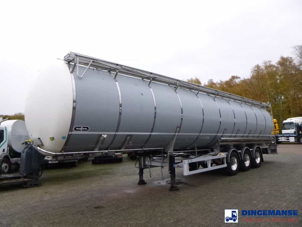 Van Hool Food tank inox 62 m3 / 3 comp