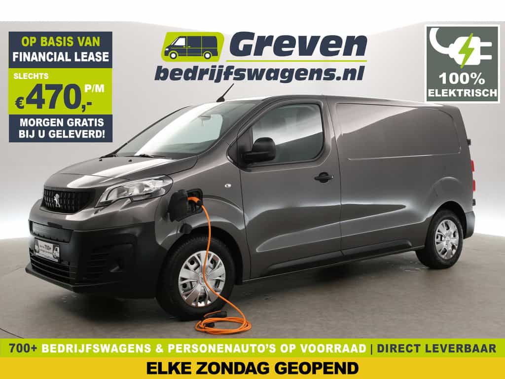 Peugeot e-Expert L2H1 75 kWh | SOH 99% | Snelladen | Elektrisch | 360° Camera | Airco | Cruise | Carplay | Parkeersens.