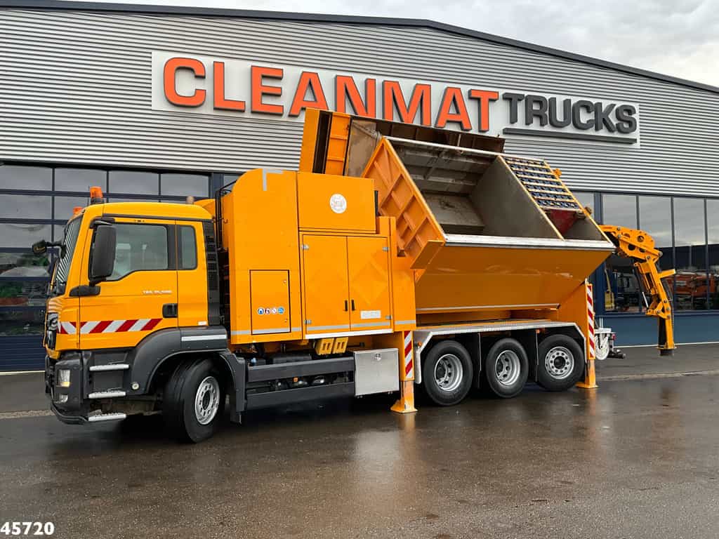 Man TGS 35.500 8x4 Euro 6 MTS Saugbagger Just 40.559 km!