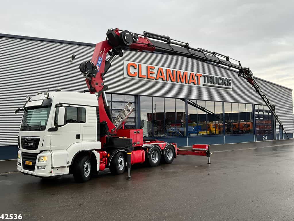 Man TGS 35.500 8x4 HMF 95 Tonmeter laadkraan bj. 2019!