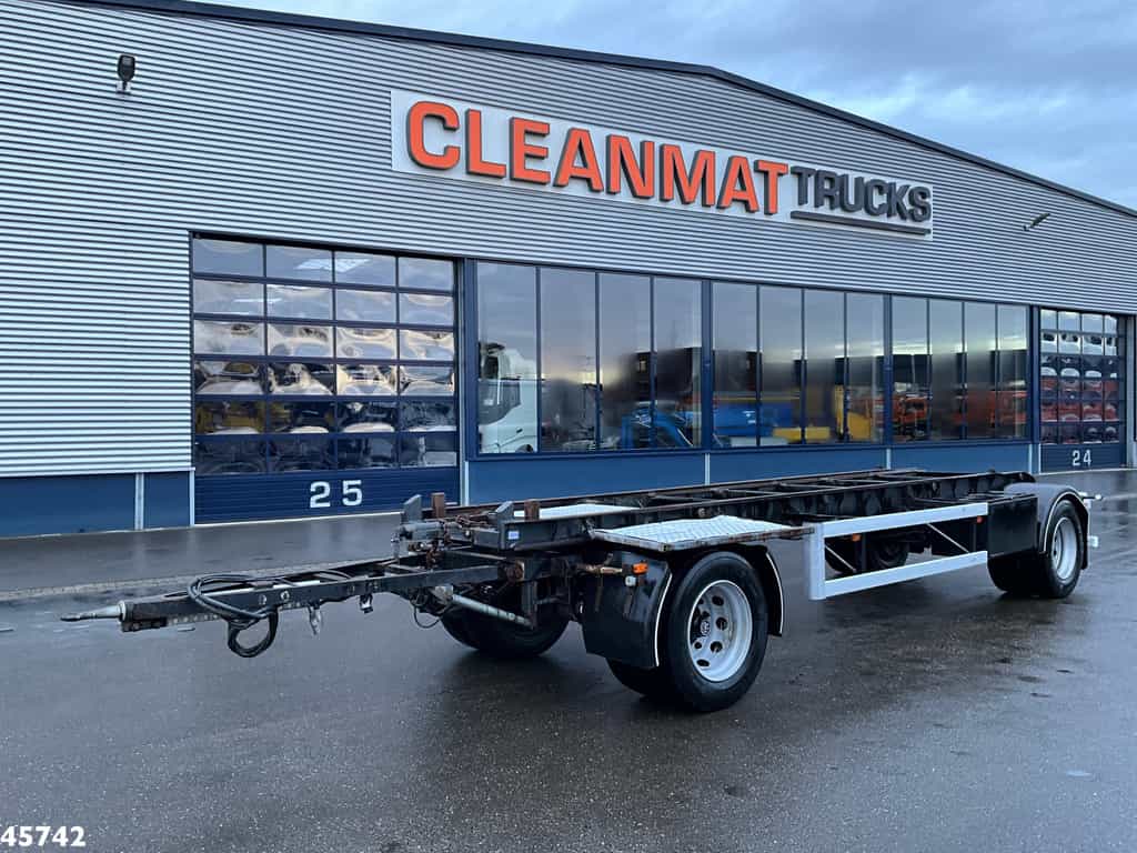 Floor 2-assige container aanhangwagen