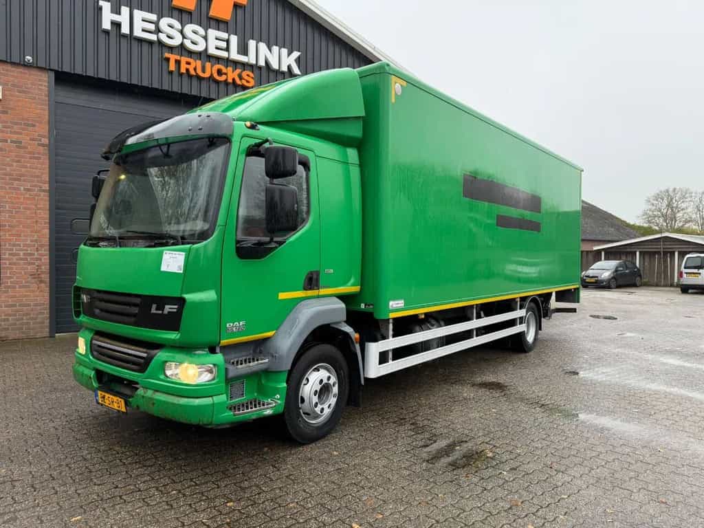 DAF LF 55.180 7.3M Koffer 1500KG LBW Zijdeur NL Truck box truck