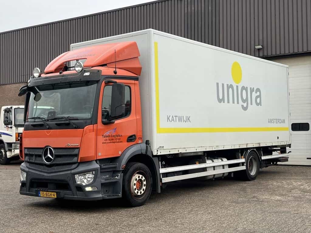 Mercedes-Benz Antos 1827 / BDF / Full air / Euro6 / Laadklep LBW 2000kg / Laadbak met luchtkussens / NL Truck HT1206