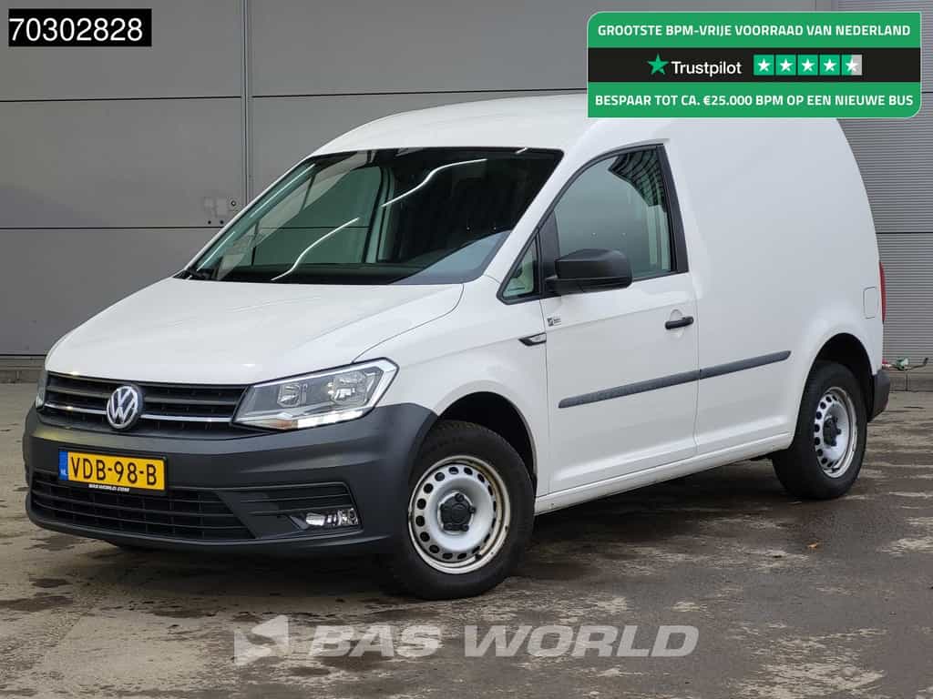 Volkswagen Caddy 102PK Automaat L1H1 Navi Airco Cruise Parkeersensoren Euro6 L1 Airco Cruise control