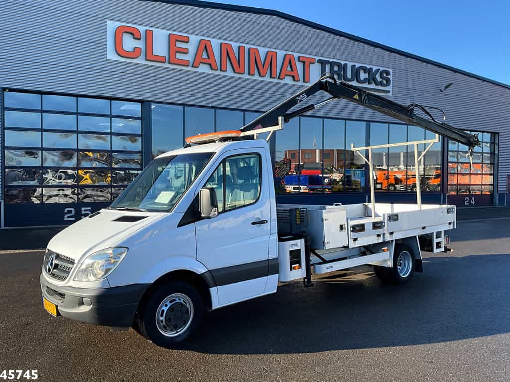 Mercedes-Benz Sprinter 513 2.2 CDI Hiab 2 Tonmeter laadkraan Just 196.629 km!