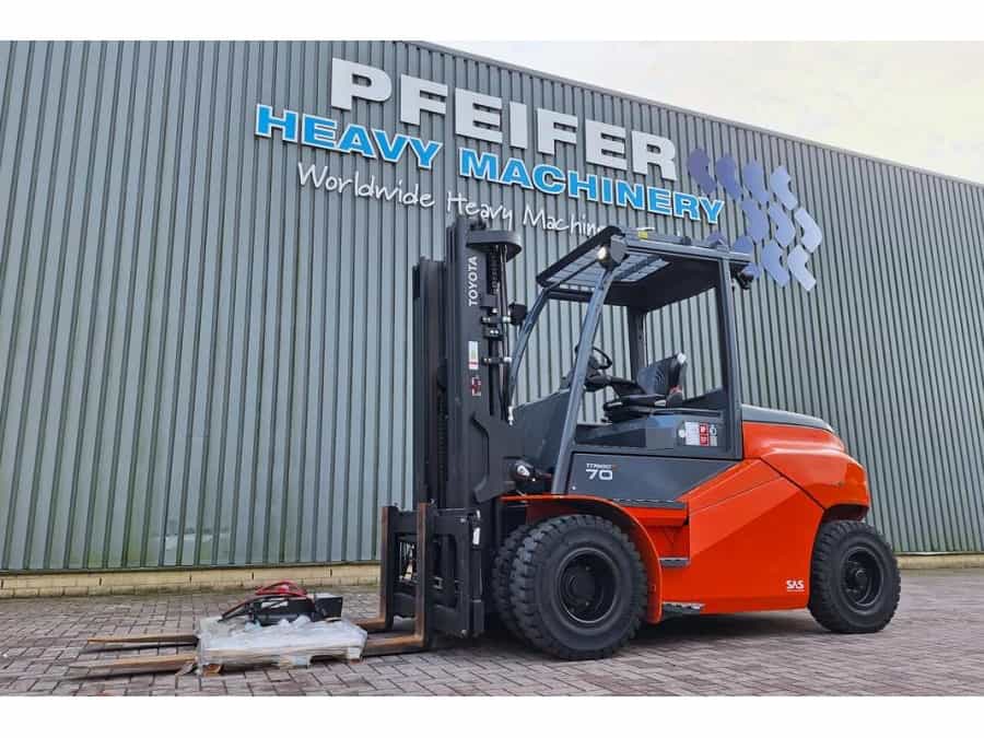 Toyota 9FBM70T Electric, 7 Tons Capacity, Lift Height 4.7