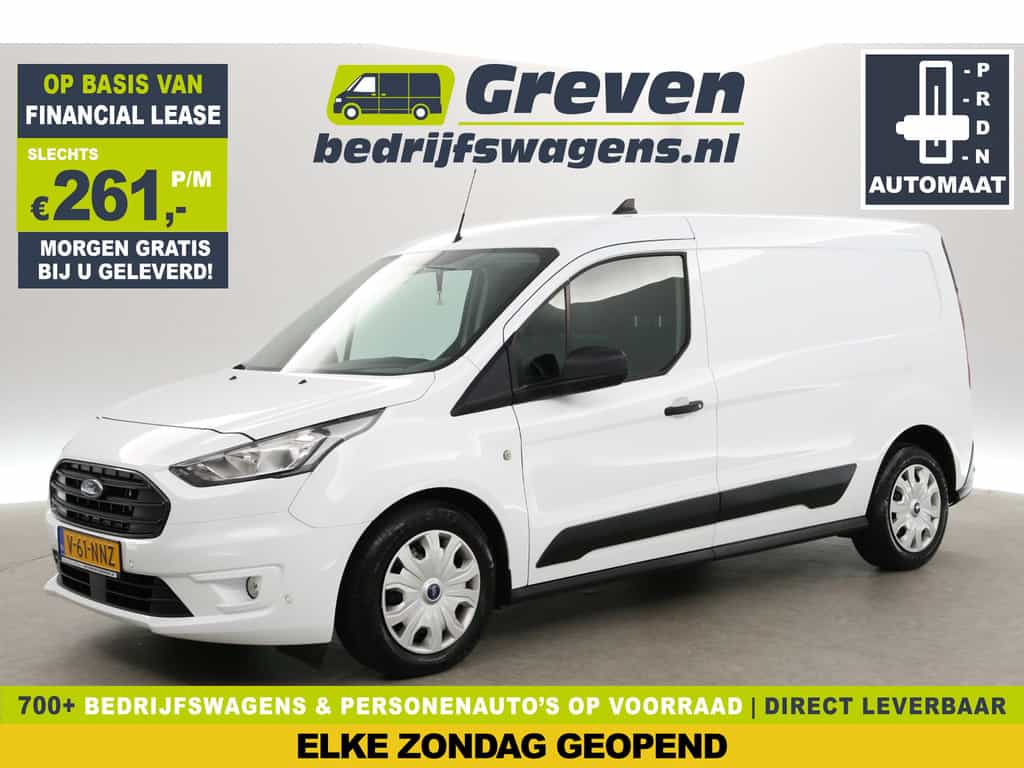 Ford Transit Connect 1.5 EcoBlue L2 | Euro6 | 8-Traps Automaat | 3-Zits | Airco | Cruise | Parkeersens.