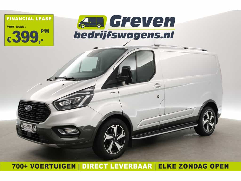 Ford Transit Custom 2.0 TDCI L1H1 Active Sport | Euro6 | Aut. | Camera | Airco | Trekh. | Adap. Cruise | Carplay | Stoelverw.