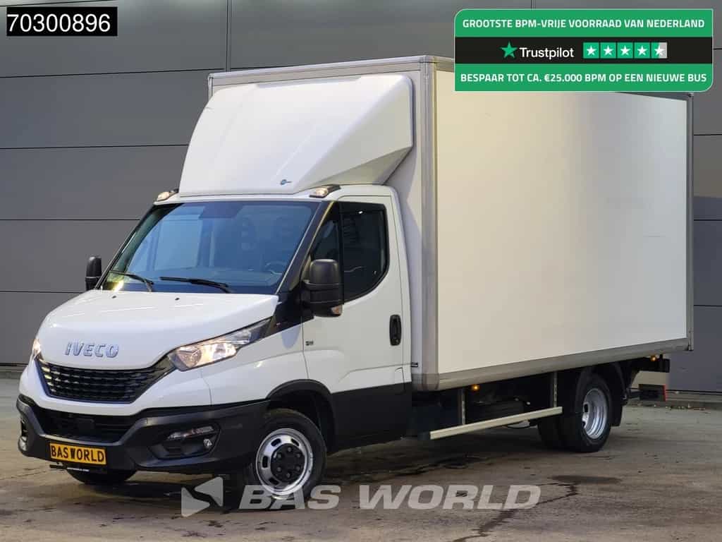 Iveco Daily 35C16 3.0L Laadklep Dubbellucht Bakwagen Airco Cruise D'Hollandia Euro6 Meubelbak Koffer Airco Cruise control