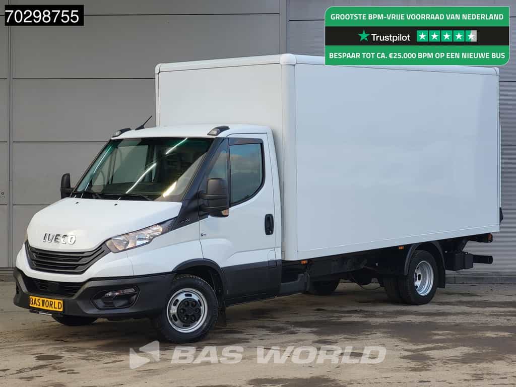 Iveco Daily 35C16 Laadklep Dubbellucht Bakwagen 160PK 3,5t Trekgewicht Airco Euro6 Meubelbak Koffer Airco