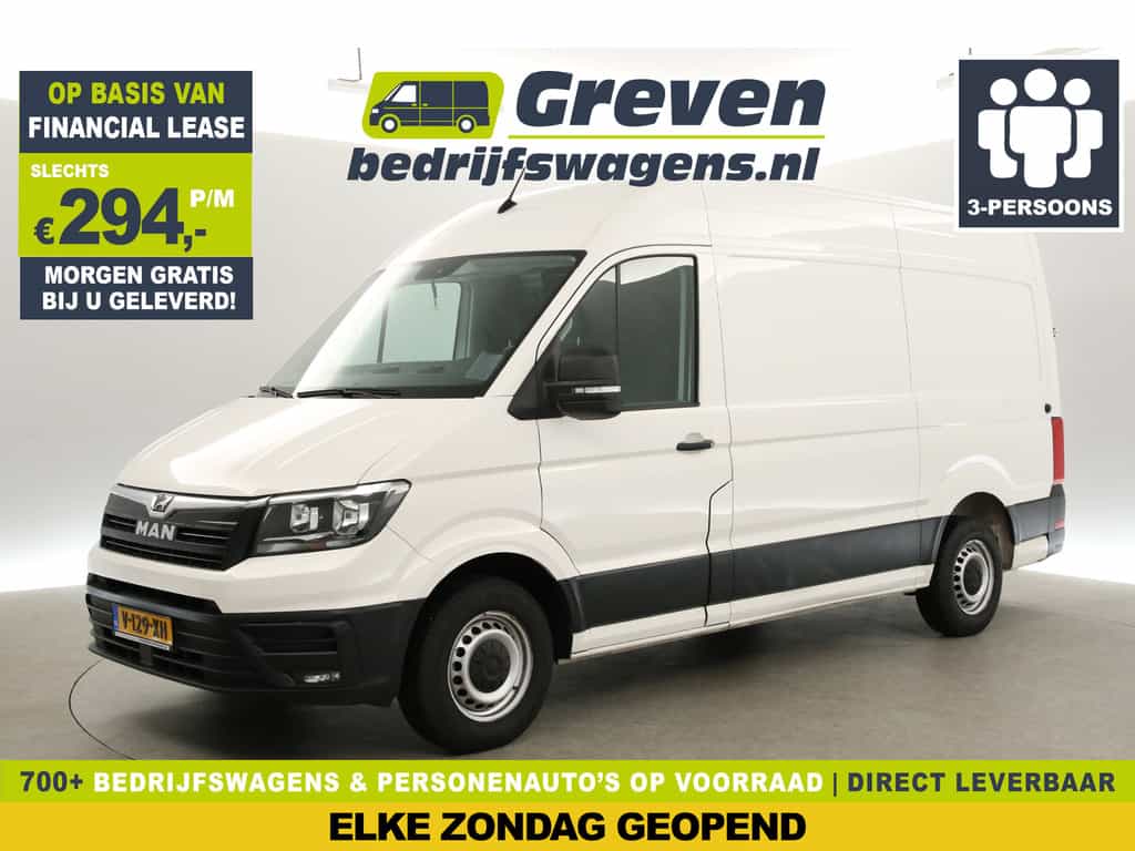 Volkswagen Crafter MAN TGE 35 2.0 L3H3 | Euro6 | 140PK | 3000KG Trekgew. | Airco | 3-Zits | Cruise | Carplay | Navigatie