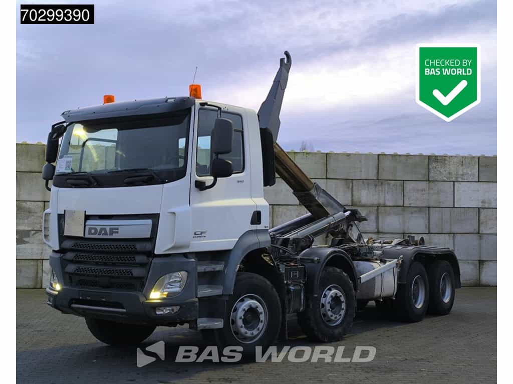 DAF CF 510 8X4 25t Dalby Hook Full Steel Manual Retarder Big-Axle Euro 6
