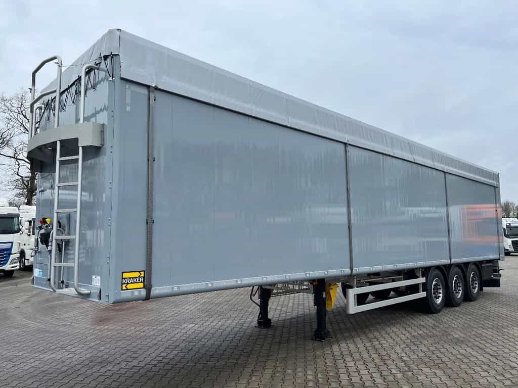 Kraker K-Force 92m3 Cargo Floor 10MM SAF, Liftachse, Remote control, NE walking floor semi-trailer