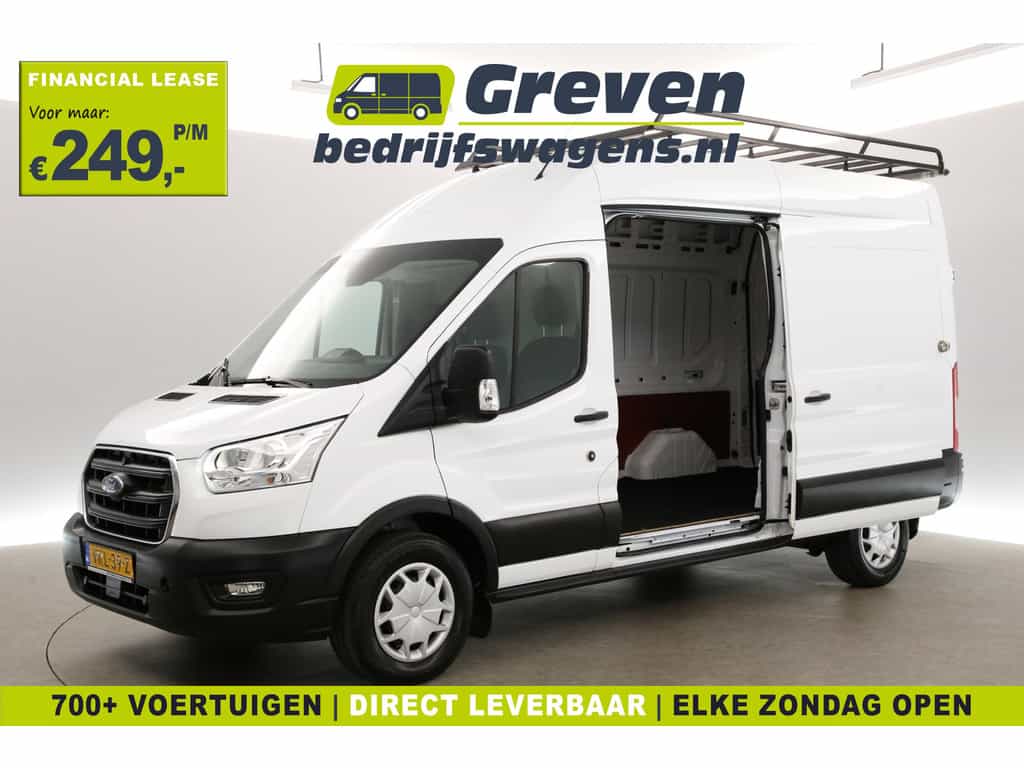 Ford Transit 2.0 TDCI L3H3 | Euro6 | Airco | Cruise | 3-Zits | Trekh. | Parkeersens. | 2xSchuifdeur | Imperiaal