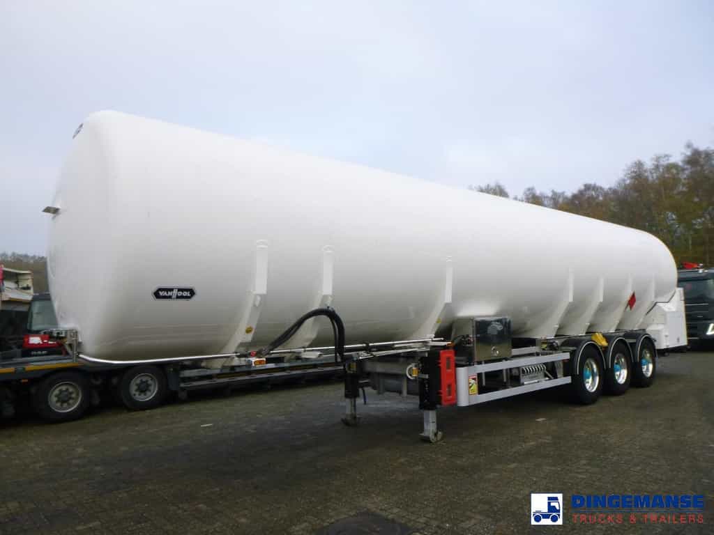 Van Hool Cryogenic tank inox 58.6 m3 / 1 comp / R10,4BN (methane/argon/nitrogen)