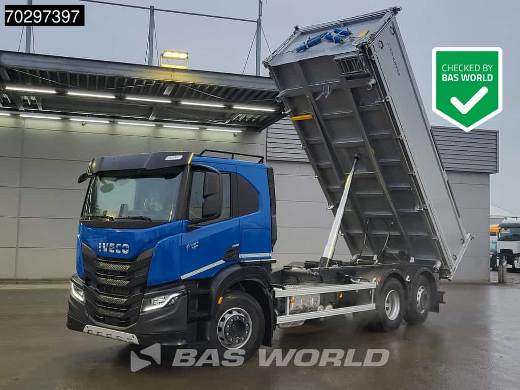 Iveco S-Way 420 6X2 NEW! 17m3 3-way KH kipper Lift+Steering axle Automatic Euro 6