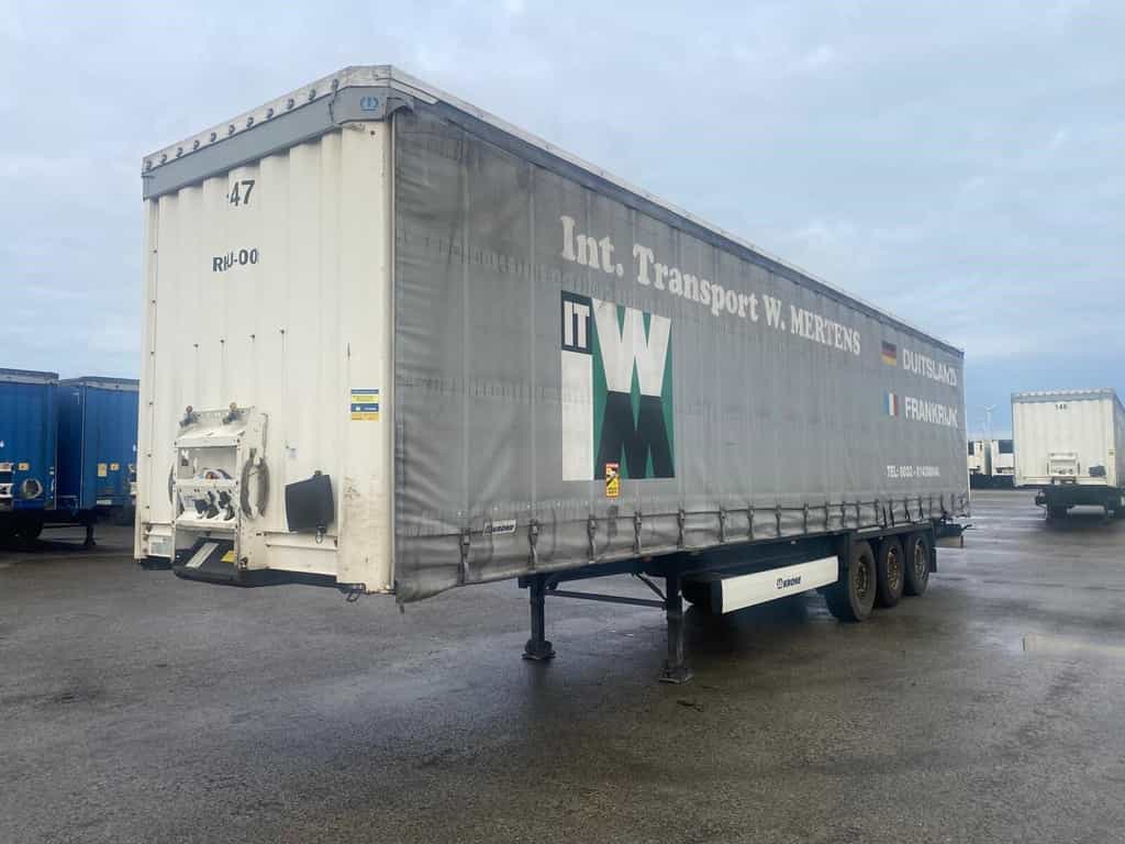 Krone curtain side semi-trailer