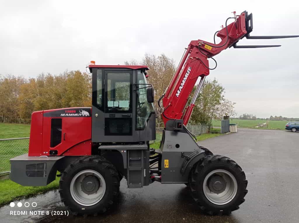 MAMMUT T 2500  75 pk 6.5 ton  telescoop kniklader nieuw