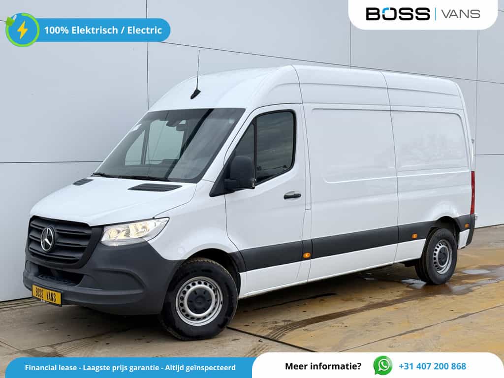 Mercedes-Benz eSprinter 312 L2H2 100% Elektrisch 93.8% (SOH) 55kWh 168km WLTP 80kw Snelladen Climate Control Camera Stoelverwarming Laadkabel