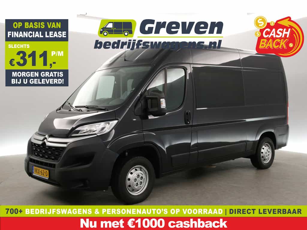 Citroën Jumper 30 2.2 BlueHDi L2H2 | Euro6 | DC | 6-Zits | Airco | Camera | Cruise | 2500kg | Trekh. | Navigatie