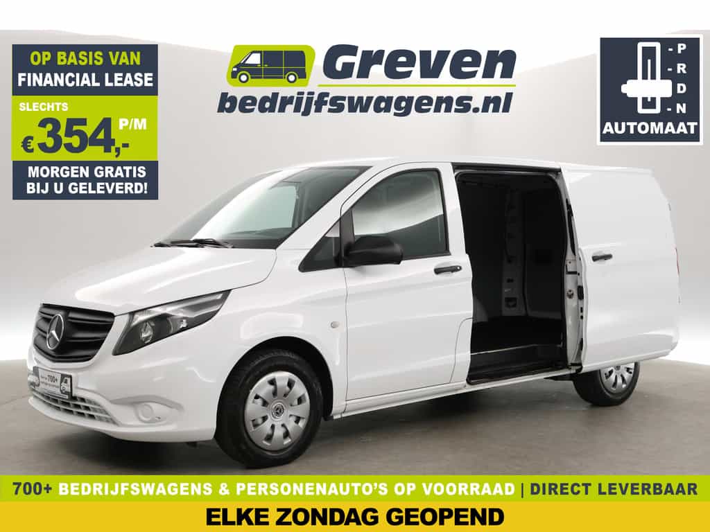 Mercedes-Benz Vito 114 CDI Lang | Euro6 | Aut. | Airco | Cruise | Camera | Carplay | 3-Zits | Navi | 2xSchuifdeur | Trekh. | Stoelverw.