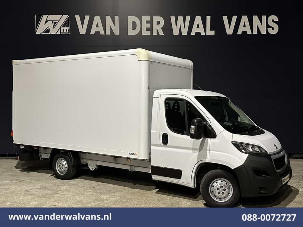 Peugeot Boxer 2.2 BlueHDi 141pk Bakwagen Laadklep Euro6 Airco | 1085kg laadvermogen | Cruisecontrol Bijrijdersbank