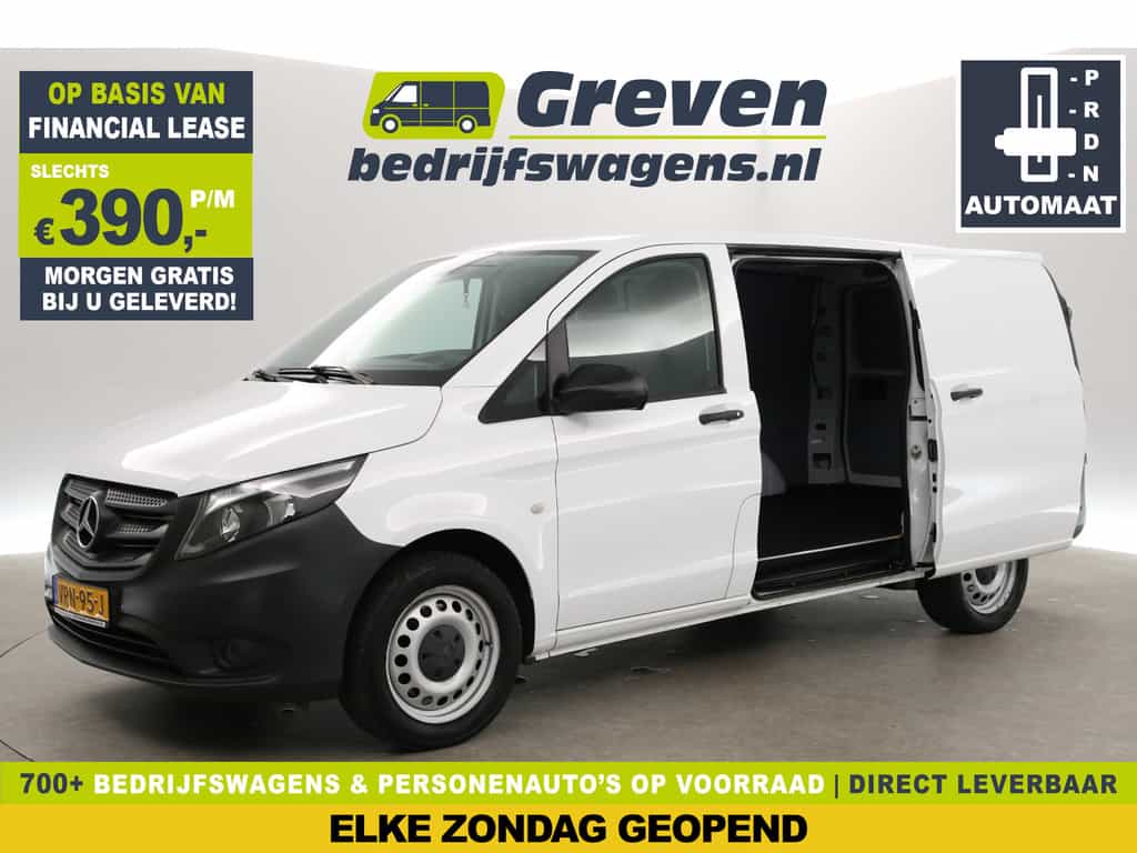 Mercedes-Benz Vito 114 CDI Lang | Euro6 | Dubbele Cabine | Automaat | Airco | Cruise | Camera | Trekh. | Carplay | Navi| Automaat | Clima | Cruise | Camera | Carplay | 2xSchuifdeur | Navi | Trekh.