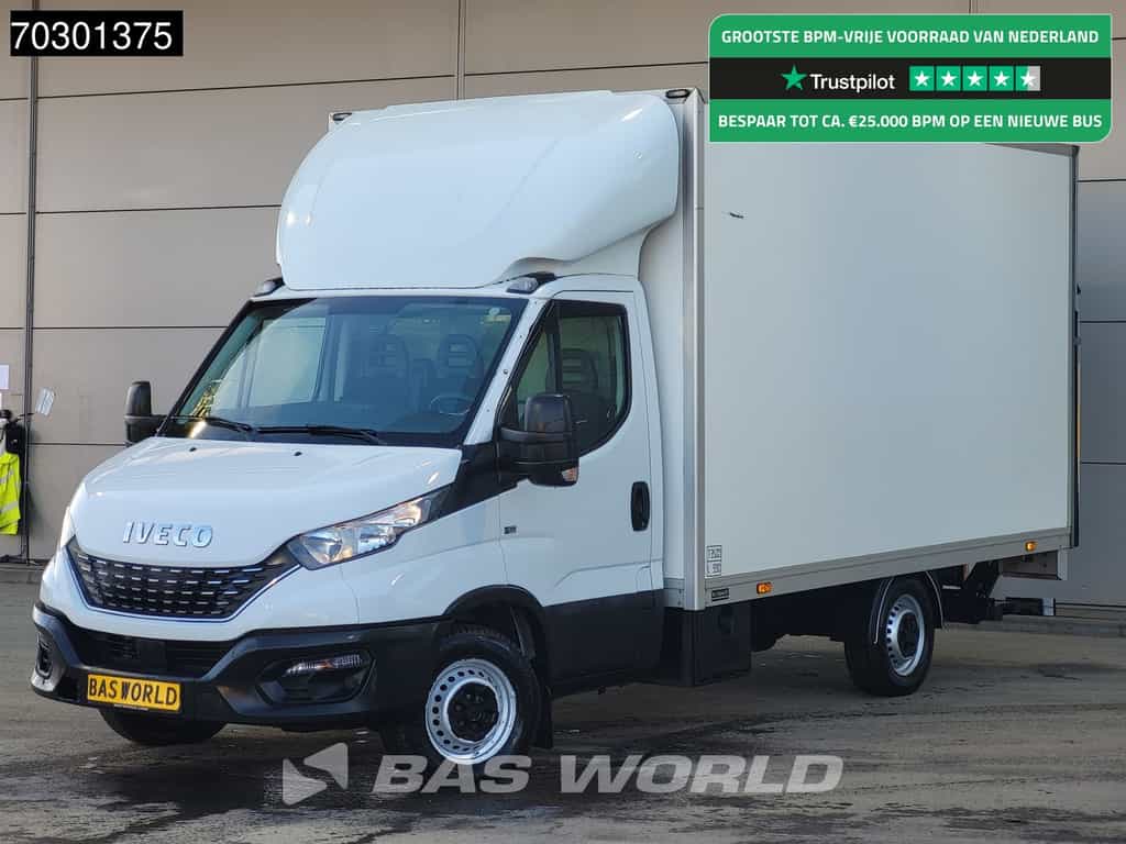Iveco Daily 35S14 Laadklep Automaat Zijdeur Bakwagen Airco Cruise Camera Euro6 Meubelbak Koffer Airco Cruise control