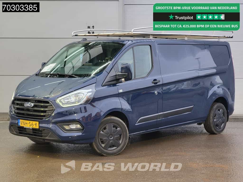 Ford Transit Custom  130PK Automaat L2H1 LED Xenon Airco Cruise Parkeersensoren v+a Imperiaal SYNC4 Display Euro6 L2 Airco Cruise control