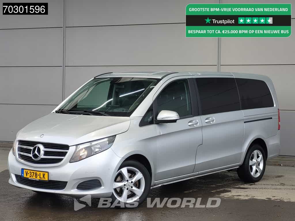 Mercedes V-Klasse 220 Dubbel Cabine Automaat 2x Schuifdeur Airco Cruise Camera Parkeersensoren v+a APK -5-2026 Euro6 L2 DC Doka Mixto Airco Cruise control
