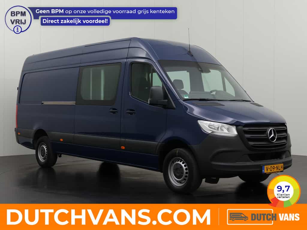 Mercedes-Benz Sprinter 319CDI 3.0V6 L3H2 Maxi Dubbele Cabine | Airco | Cruise | 2800Kg Trekhaak | Camera